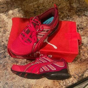 Puma Vibrant Red Sneakers